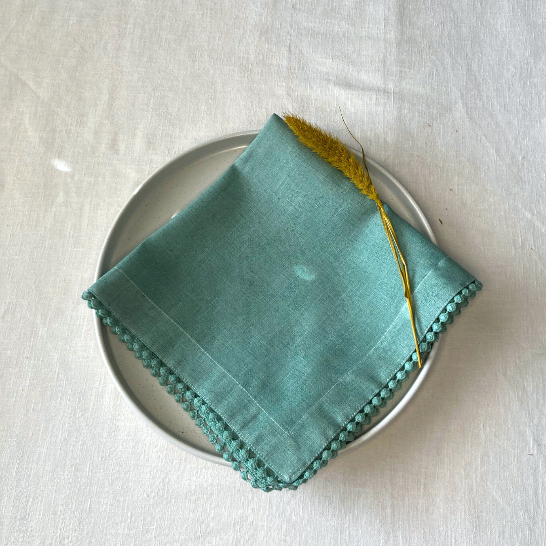 Servilleta Linoblend “Bolita" tamaño Banquete (Set de 2 piezas)
