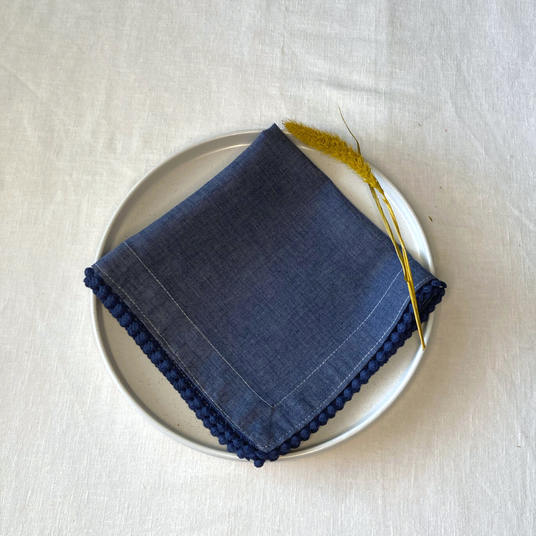 Servilleta Linoblend “Bolita" tamaño Banquete (Set de 2 piezas)