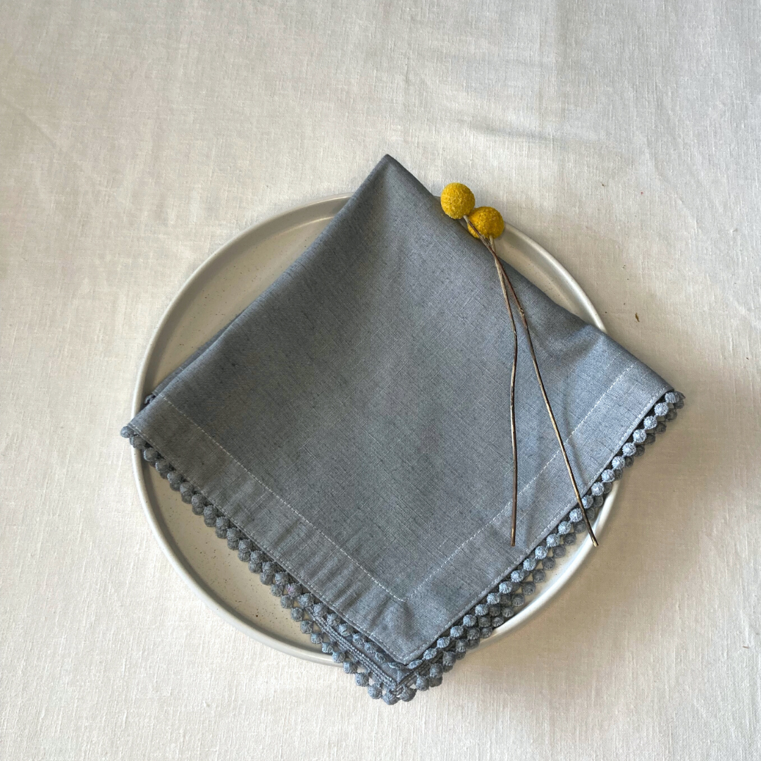 Servilleta Linoblend “Bolita" tamaño Banquete (Set de 2 piezas)