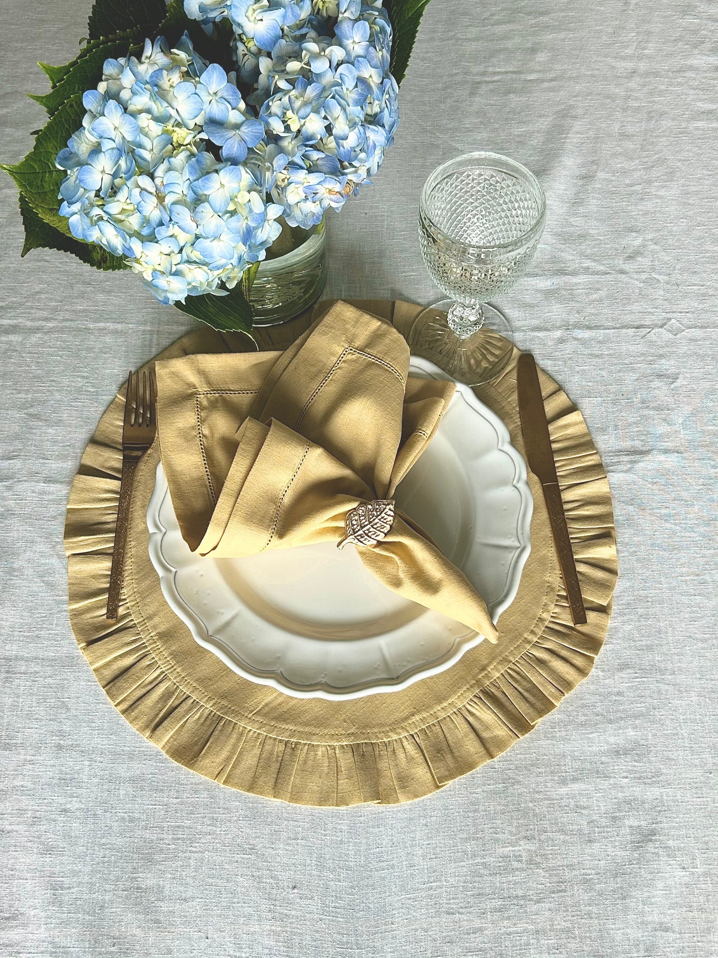 Individual de mesa Linoblend "Blonda" (Set de 2)