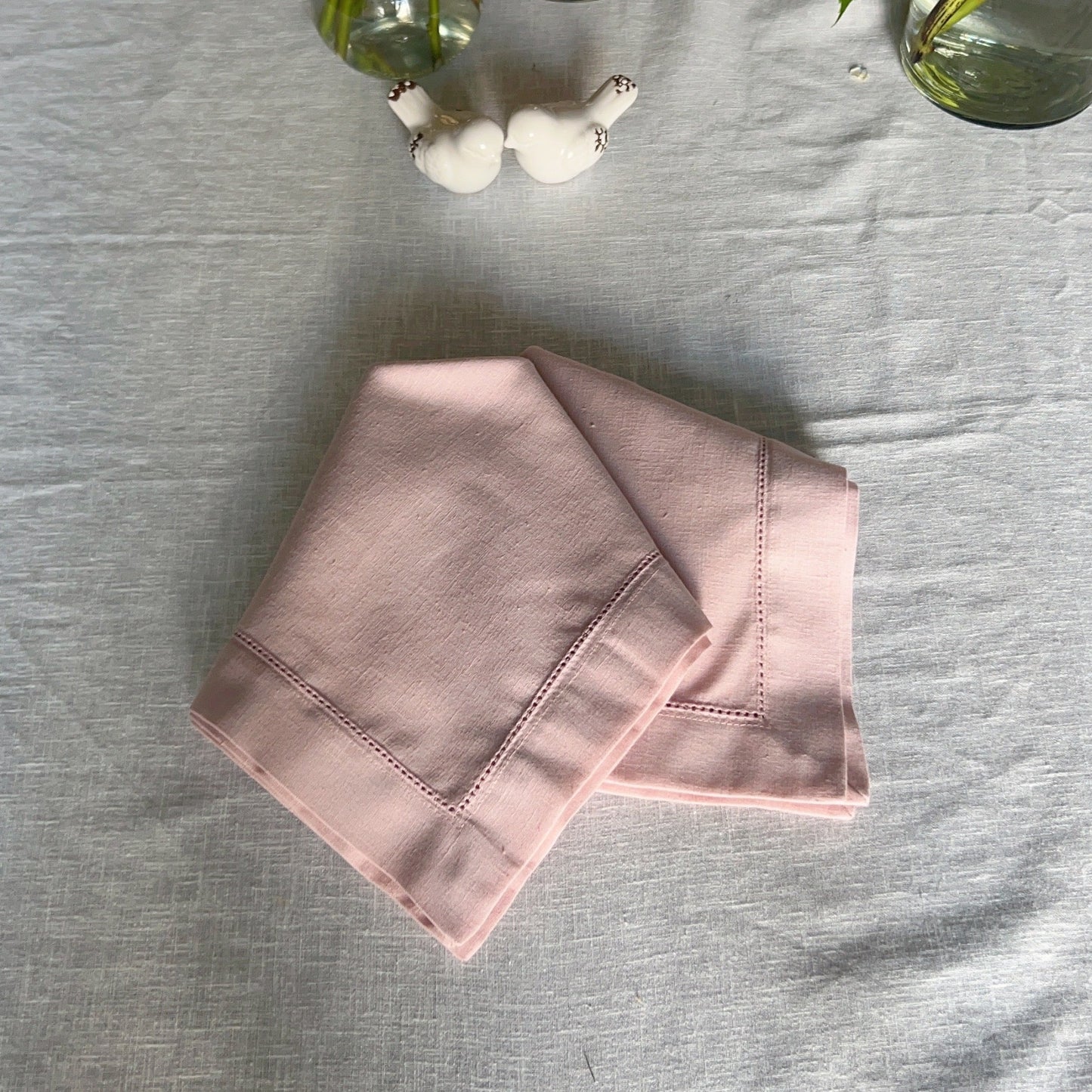 Servilleta Lino blend “Tru-tru” tamaño Banquete (Set de 2 piezas)