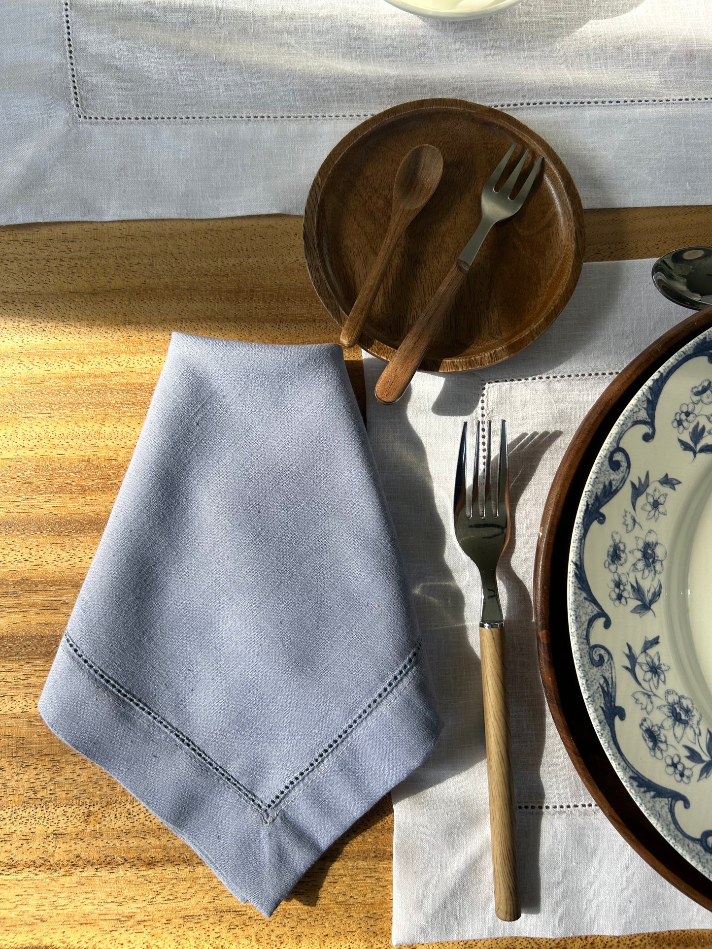 Servilleta Lino blend “Tru-tru” tamaño Banquete (Set de 2 piezas)