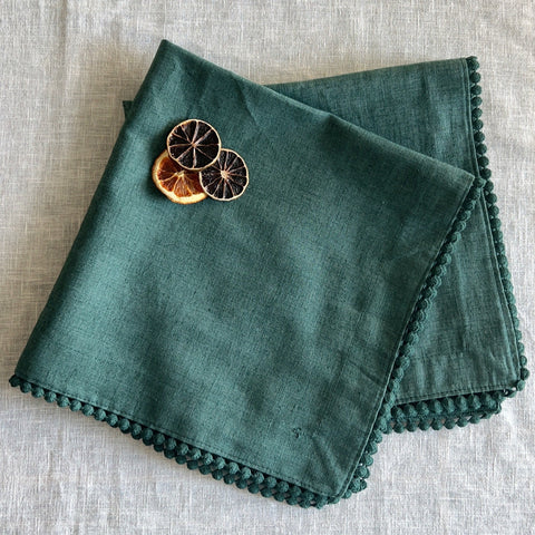 Servilleta  Linoblend “Bolita" tamaño Banquete (Set de 4 piezas)